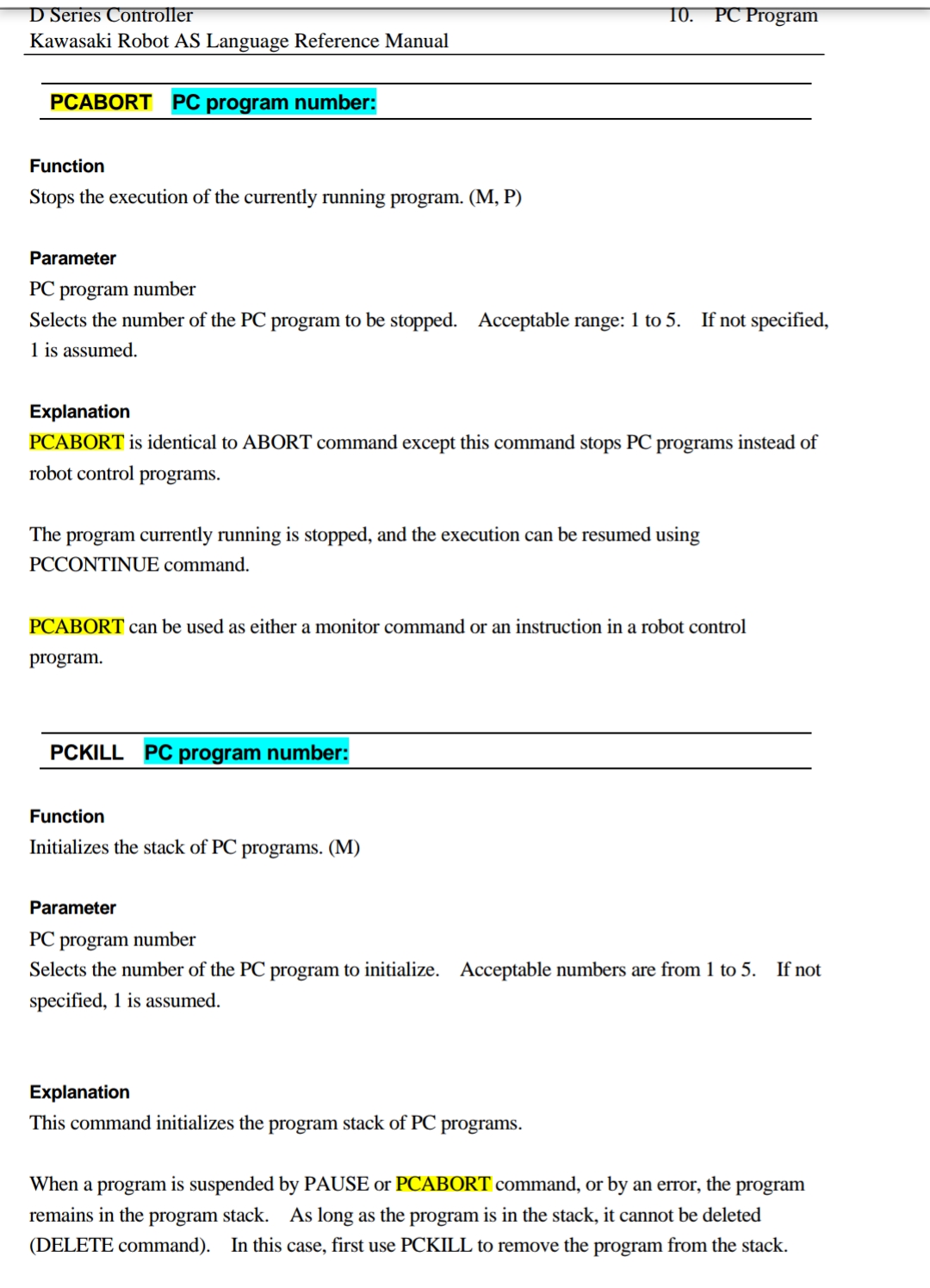 dilemma Tåre juni Solved] How to stop a Kawasaki program - Technical questions - RobotExchange